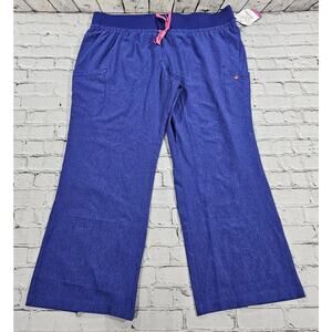 Smitten Elastic Stretch Waist Cargo Pants Purple M025529 WOMENS SZ PETITE XL